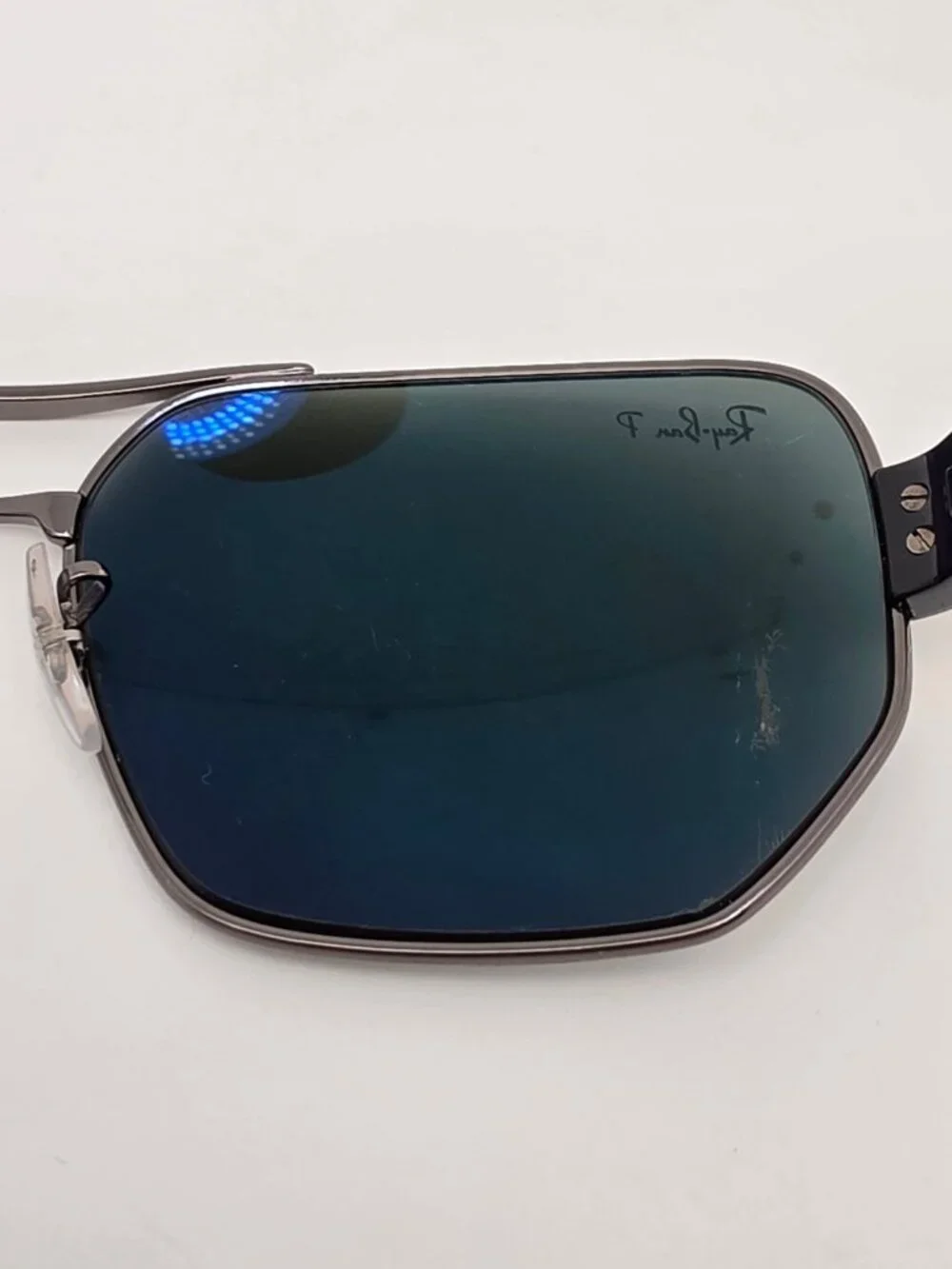 Ray-Ban RB3672 004/9A Gunmetal Frame Polarized G-15 Lens Aviator Sunglasses 60mm